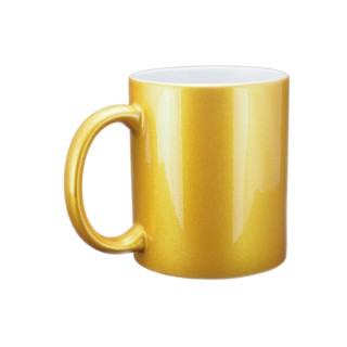 11oz Glitzertasse Gold