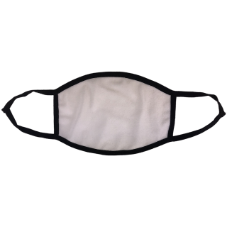 Gesichtsmaske Sublimation mit schwarzer Umrandung