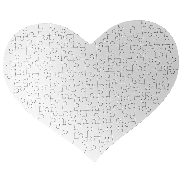 Herz-Puzzle 114 Teile DIN A3