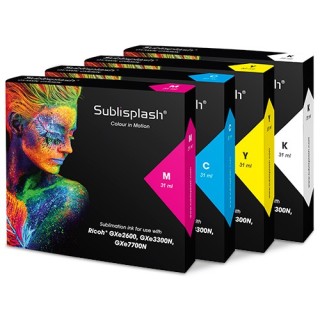 Sublisplash Tinte für Ricoh 2600/3300/7700