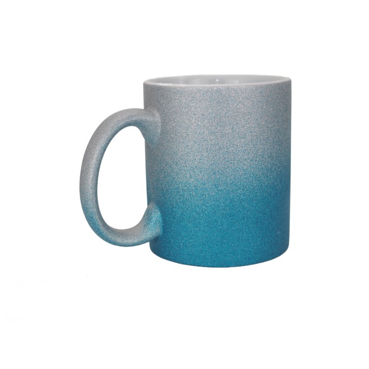 11oz Glitzertasse mit Farbverlauf
