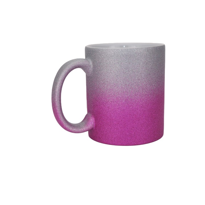 11oz Glitzertasse mit Farbverlauf